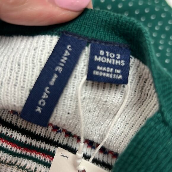 Janie and Jack 100046993 Baby Nutcracker Fair Isle Sweater Overall NWT size 0-3 - Picture 7 of 8